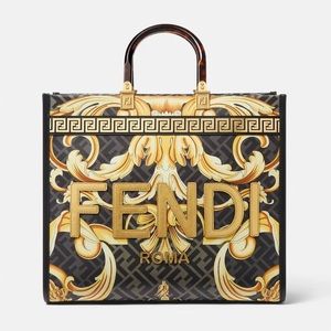 Fendi Fendace Sunshine Tote